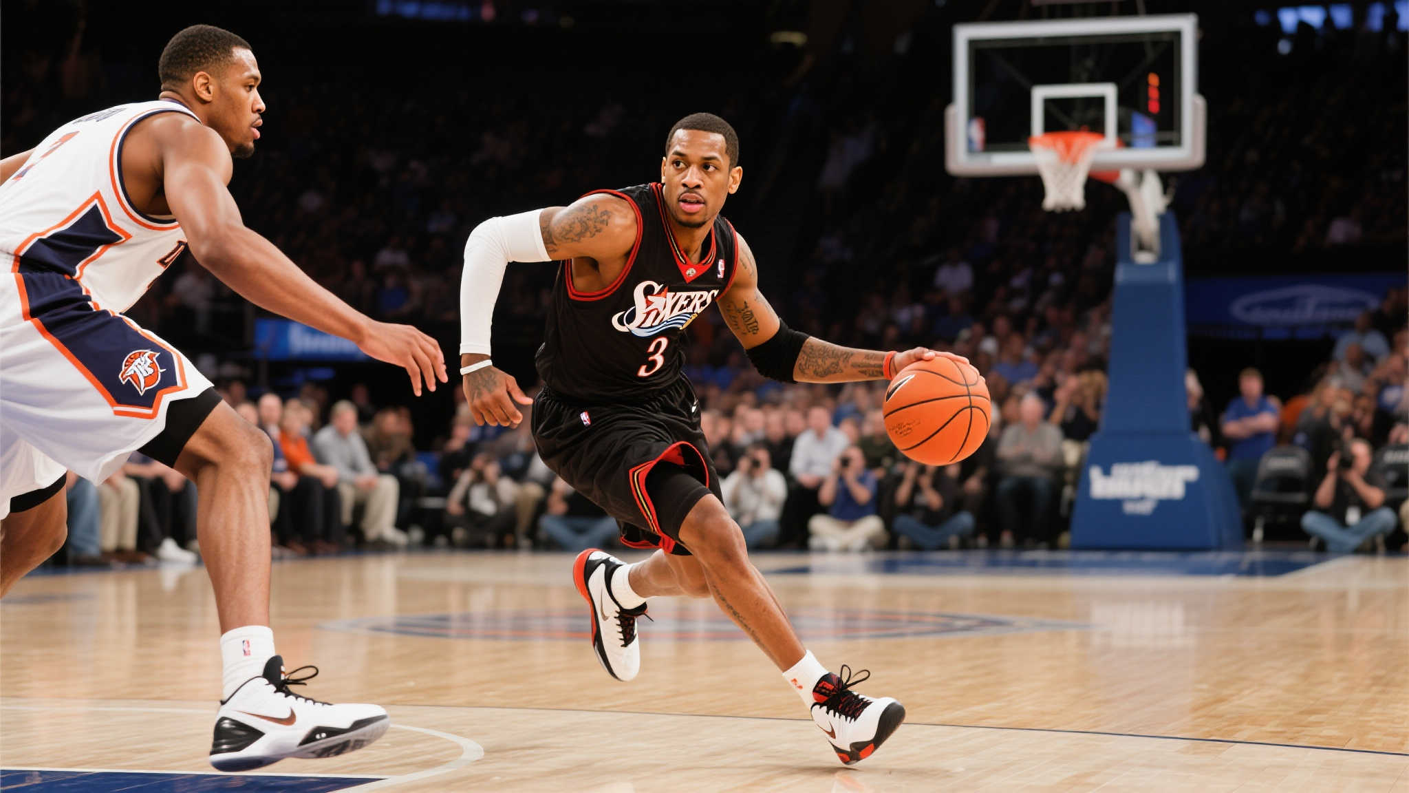 艾弗森大学时期表现惊艳，成就史上最矮状元传奇